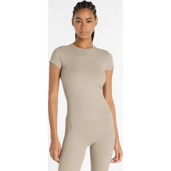 Dámské tričko Dámské tričko New Balance WT53125ADS – béžové