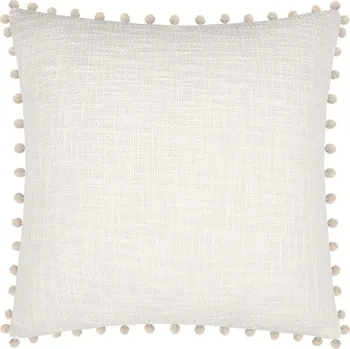Polštář STOF Dekorační polštář z bavlny, SANCHEZ, 40 x 40 cm, bílý