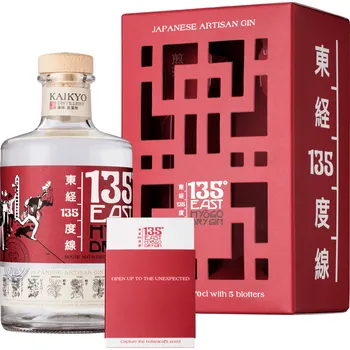 Gin 135° East Hyogo Dry Gin + sada karet 42% 0,7l
