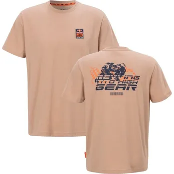 Pánské tričko Red Bull KTM Racing Team GEAR T-Shirt Light Brown L