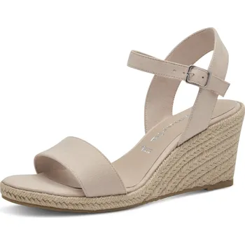 Dámské sandále Dámské sandály na klínku Tamaris 1-28300-42 251 béžové 39