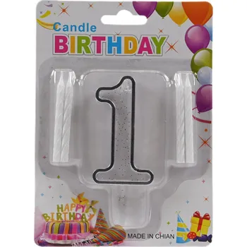 Dortová svíčka SVÍČKA NA DORT NA NAROZENINY ČÍSLICE ROČNÍK OSMNÁCTKA 7 CM RŮZNÉ ČÍSLICE