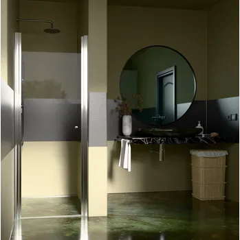 Sprchové dveře H K - Sprchové dveře PURE D1 90 jednokřídlé 86-91 x 190 čiré sklo PURED190