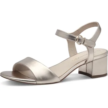 Dámská obuv Dámské sandály na podpatku Tamaris1-28249-42 933 zlaté 38