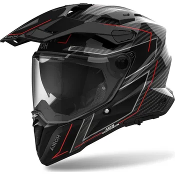 Helma na motorku Přilba commander 2 carbon stylish, airoh (lesklá, vel. s) 2025