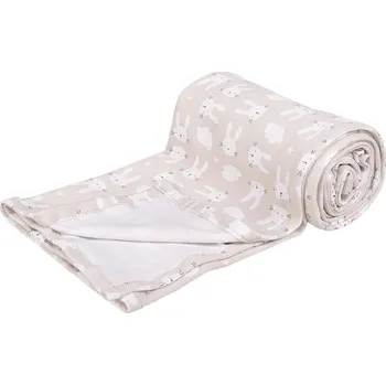 Dětská deka Kaarsgaren Letní deka 150x200cm béžová zajíc