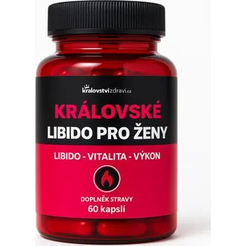 Přírodní produkt Kralovstvizdravi.cz Královské Libido pro ženy, Maca 600 mg + Ženšen 100 mg 60 cps