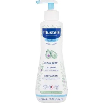 Mustela Hydra Bébé Body Lotion - Lehké tělové mléko pro péči o dětskou pokožku pro děti 300 ml
