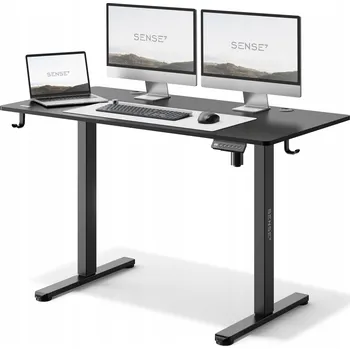Elektrický psací stůl nastavitelný 120x60cm, nastavitelná výška 72-118cm SENSE7