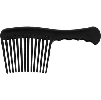 Čištění pro koně Hřeben na hřívu HIPPOTONIC Soft Wide black