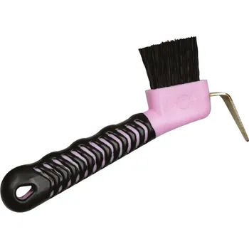Čištění pro koně Háček na kopyta HIPPOTONIC Soft Hand pink/black