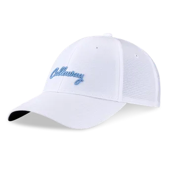 Módní doplněk Callaway Women's Stitch Magnet Adjustable Cap One Size, White/Blue Sky, dámské