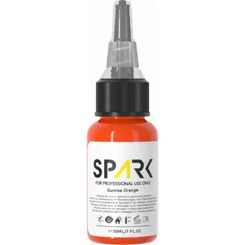 Tetovací barva SPARK Sunrise Orange 30ML REACH Tetovací Barva Barva na tetování Tetovací Inkoust