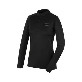 Dámské tričko Husky Tromi Zip L black XXL; Černá triko + DÁREK DLE VÝBĚRU!