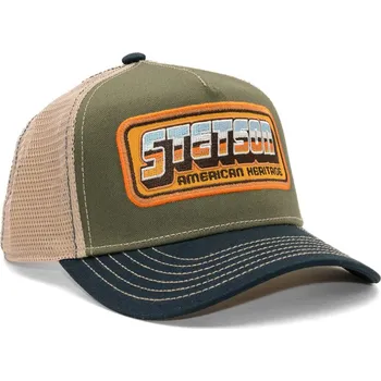 Kšiltovka Dětská kšiltovka Stetson Trucker Cap Chrome 7751196 dětské kšiltovky Youth (54-56 cm)
