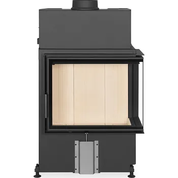 Krbová vložka Romotop IMPRESSION R/L 2G S 71.60.34.21 - rohová krbová vložka s děleným sklem Varianta: Natur spalovací komora Pravá varianta R