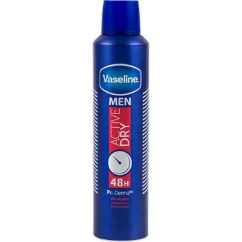 Vaseline Men Active Dry antiperspirant deodorant sprej pro muže 250 ml