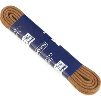 Tkaničky do bot Saphir Round Waxed Laces — Light Brown