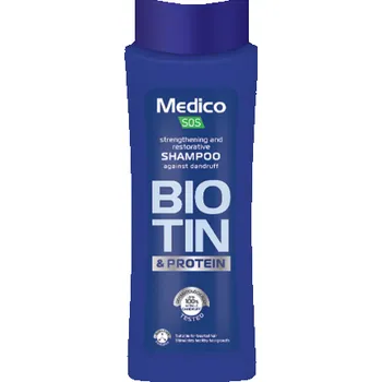 Šampon Šampon proti lupům s biotinem a proteinem Medico SOS 390ml