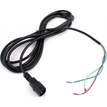 Osvětlení pro růst rostliny higarden Kabel ke stínidlu, délka 3m s IEC konektorem (samec)