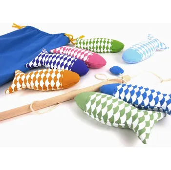 Výuková hračka Látkový rybolov