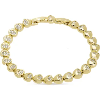 Náramek Náramek s kapkovitými články a zirkony 2929