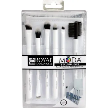Kosmetický štětec Royal & Langnickel MODA BEAUTIFUL EYES Sada štětců (6 ks) Barva: Bílá, Varianta: Nový produkt