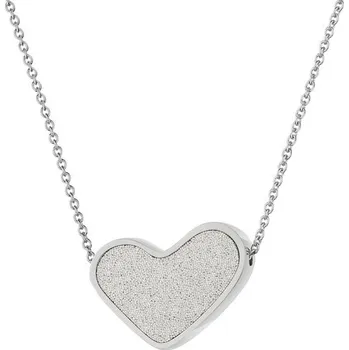 Náhrdelník SCENTO Parfémový náhrdelník ve tvaru srdce (Stříbrný)