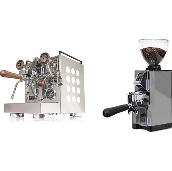 Kávovar Rocket Espresso Appartamento, white, walnut + Eureka Mignon…