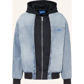Pánské džíny Hugo Pánská Džínová Bunda Enjo S Krycí Légou, tmavě modrá, 52