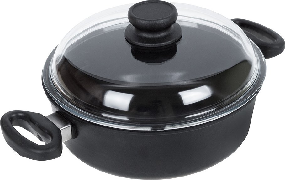 Top Alulit Titanový hrnec ø 24 cm x 8 cm / 2.8 l s poklicí (2. jakost)