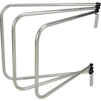 Věšák Kovový věšák na zeď na sušení dek HIPPOTONIC černý