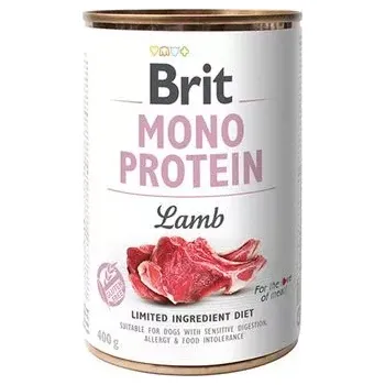 Krmivo pro psa Konzerva Brit Care Dog Mono Protein Lamb 6x400g KARTON (+ SLEVA PO REGISTRACI/PŘIHLÁŠENÍ! ;))