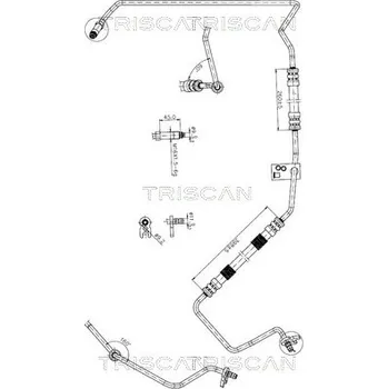 Čep řízení Hydraulická hadice, řízení TRISCAN 8516 28010