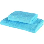 Sada 2 kusů tyrkysové bambusové osušky a ručníku EMI 227144768