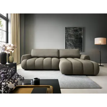 Sedací souprava PCo Rohová sedací souprava PALMA M, 272 cm Roh sedačky: Pravý roh, Barva látky: SONIC 05 (Světlá šedá)