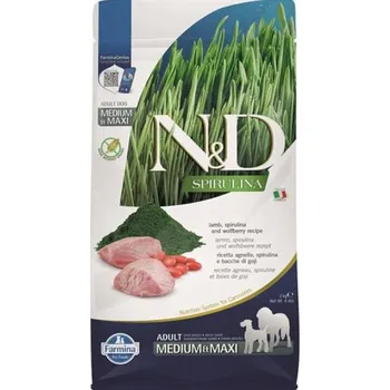 Krmivo pro psa N&D SPIRULINA Dog GF Lamb & Wolfberry Adult Medium & Maxi 2 kg