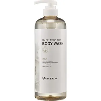 Sprchový gel Mizon Milk My Relaxing Time Body Wash - Sprchový gel s mléčným proteinem 800 ml