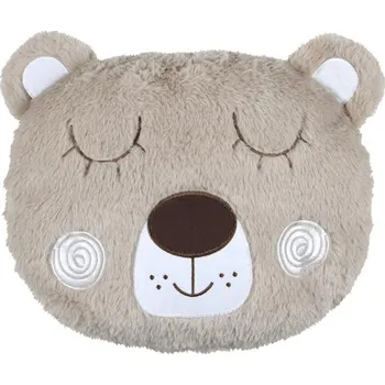 Polštář STOF Plyšový dětský polštář, TOBY, medvídek