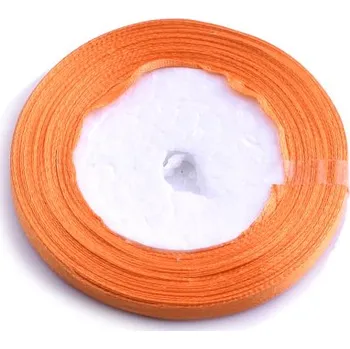 Stuha Stuha saténová 6mm Barva: oranžová