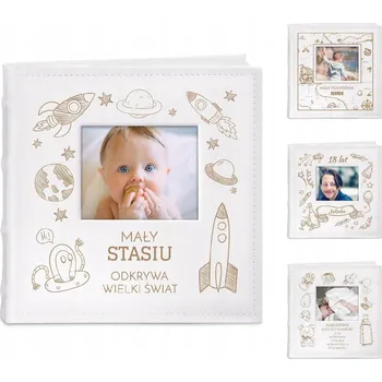 Fotoalbum Fotoalbum zasouvací 10x15 cm na 200 fotografií s gravírováním Šité Murrano