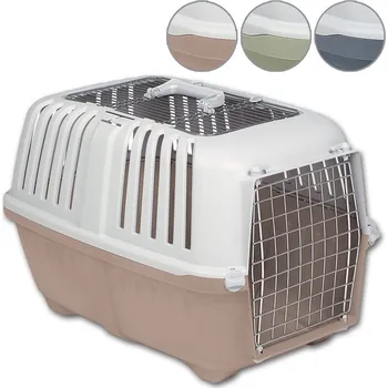 přepravka pro zvíře Přepravka PRATIKO 3 OPEN metal dvířka, 58,5 x 35,5 x 40 cm