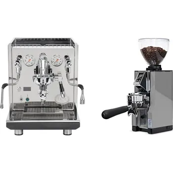 Kávovar ECM Synchronika II + Eureka Mignon Libra 65 All Purpose, CR grey