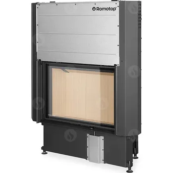 Krbová vložka Romotop IMPRESSION 2G L 80.60.01 - krbová vložka s výsuvnými dvířky a dvojitým prosklením Varianta: Natur spalovací komora