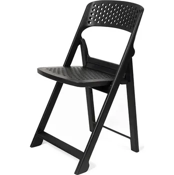 Flap skládací židle Night 43 x 46 x 76 cm, černá
