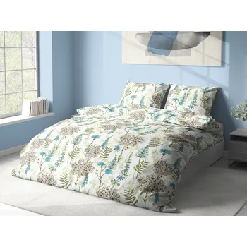 Povlečení Aaryans bavlněné povlečení Medlin modré 140x200/70x90cm
