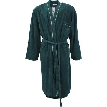 Pánský župan TAMER župan pánský SM-P nadměrná velikost 3XL tmavě zelená