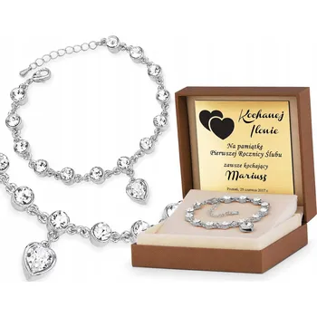 Náramek Náramek Murrano stříbrné srdce