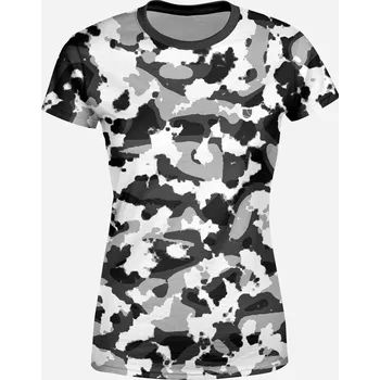 Dámské tričko UTOPY Dámské sportovní tričko Art of Camo Black Velikost: 7XL