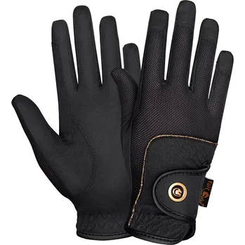 Jezdecké rukavice Fair Play Jezdecké rukavice DALLAS VG Barva: Černá, Velikost: 10